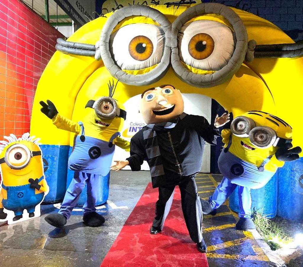 Serviços para eventos Sao Paulo SP Tatuapé - Fotos para Personagens vivos Minions cover Escola animação