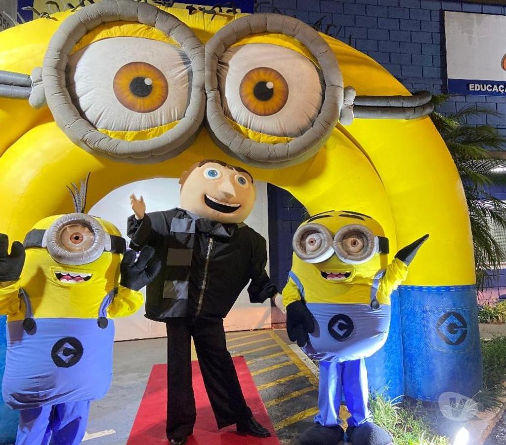 Serviços para eventos Sao Paulo SP Tatuapé - Fotos para Personagens vivos Minions cover Escola animação
