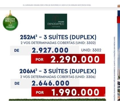 Lançamentos Imóveis Vila Prudente Sao Paulo SP - Fotos para Panoramico Vila Prudente Duplex 206m e 252m