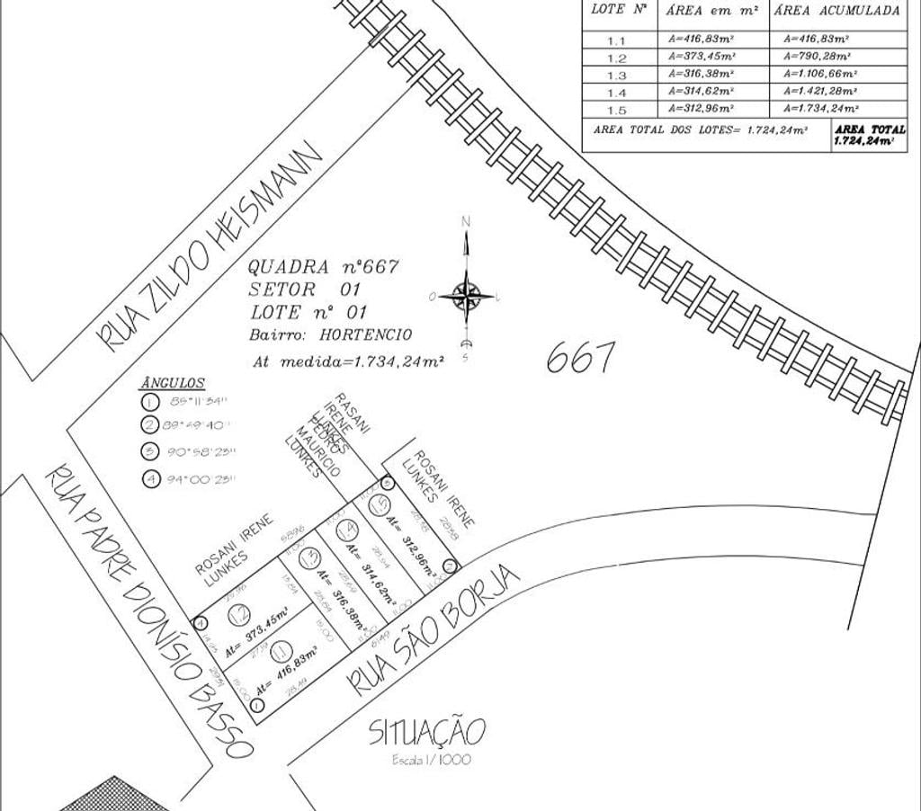 Terrenos Santa Rosa RS - Fotos para Vendo terreno bairro Hortencio em Girua - RS