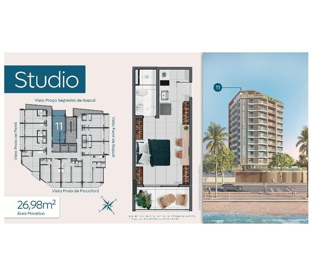 Empreendimentos imóveis Salvador BA Itapuã - Fotos para Empreendimento Rivage Piatã