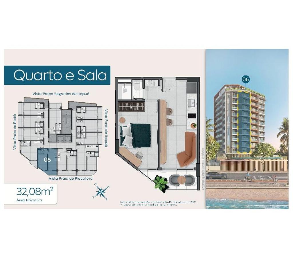 Empreendimentos imóveis Salvador BA Itapuã - Fotos para Empreendimento Rivage Piatã