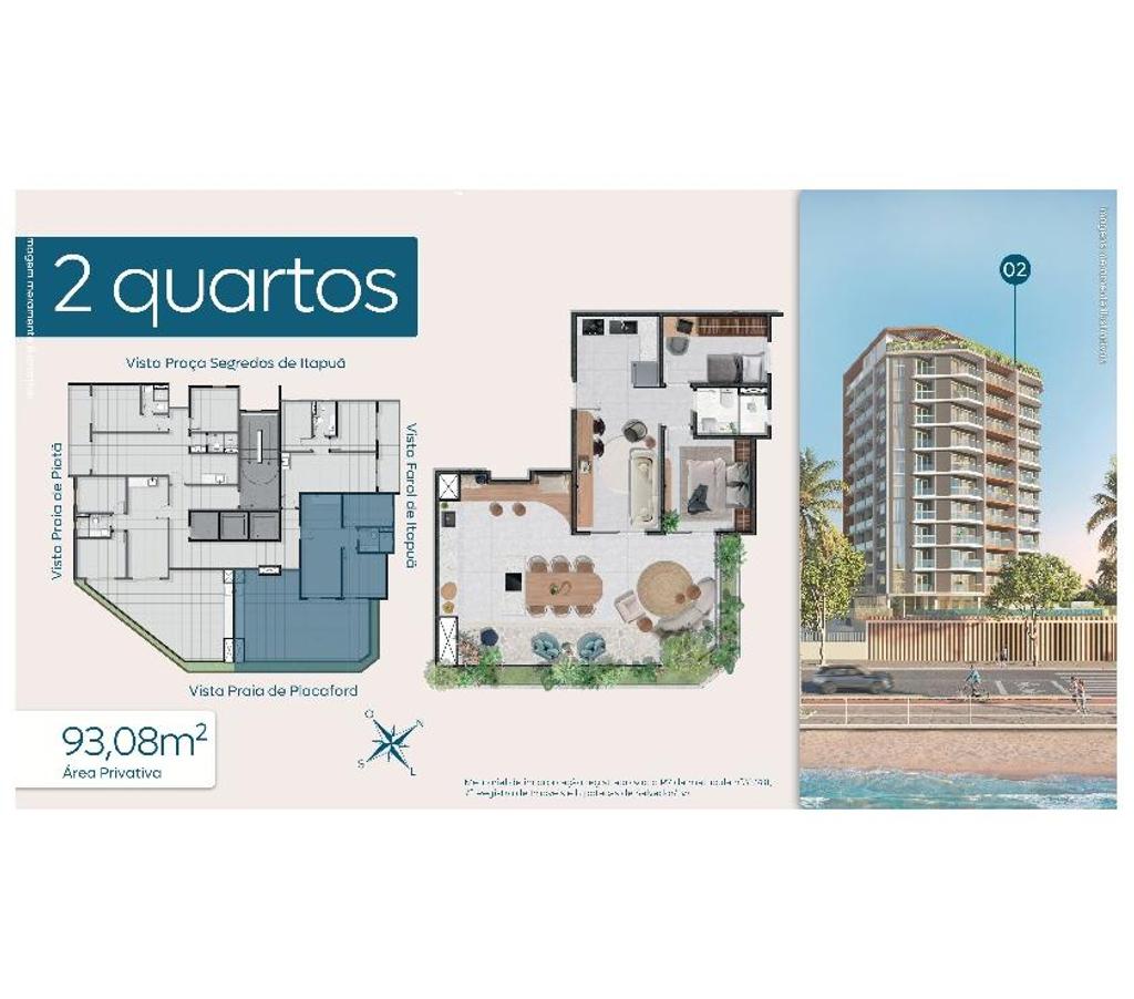 Empreendimentos imóveis Salvador BA Itapuã - Fotos para Empreendimento Rivage Piatã