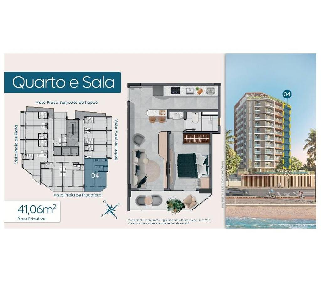 Empreendimentos imóveis Salvador BA Itapuã - Fotos para Empreendimento Rivage Piatã