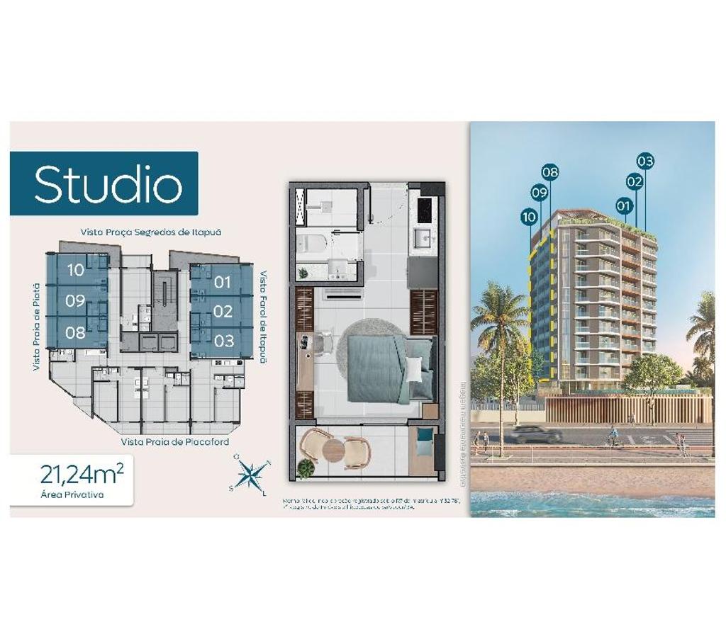 Empreendimentos imóveis Salvador BA Itapuã - Fotos para Empreendimento Rivage Piatã