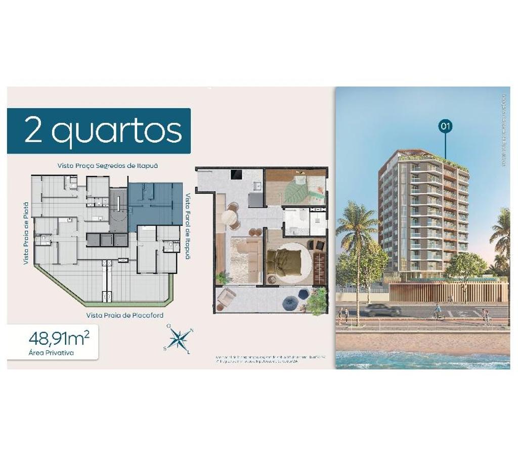 Empreendimentos imóveis Salvador BA Itapuã - Fotos para Empreendimento Rivage Piatã