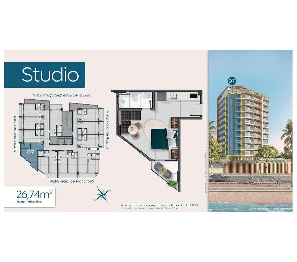 Empreendimentos imóveis Salvador BA Itapuã - Fotos para Empreendimento Rivage Piatã