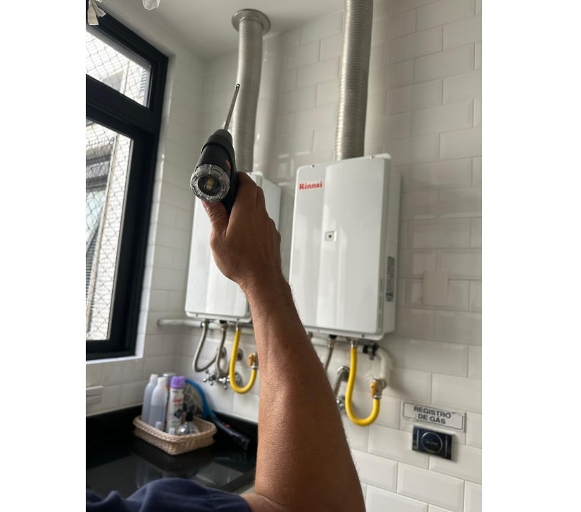 Outros serviços - Fotos para Vazamento de gás-aplicação de resina selante