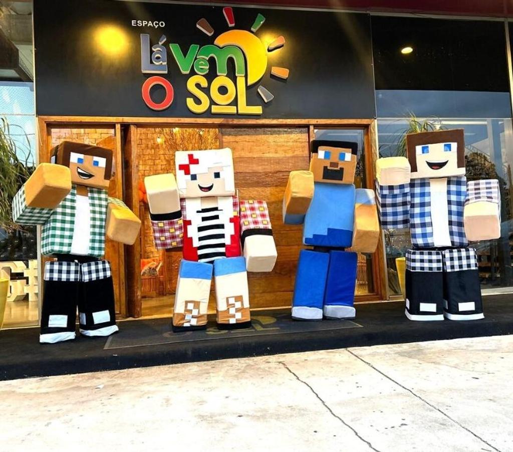 Serviços para eventos Sao Paulo SP Ipiranga - Fotos para Minecraft cover Personagens vivos