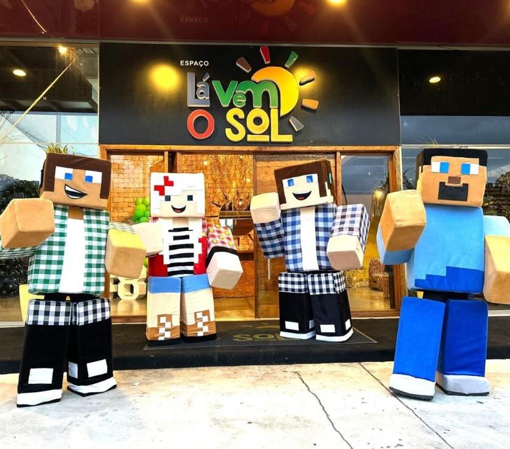 Serviços para eventos Sao Paulo SP Ipiranga - Fotos para Minecraft cover Personagens vivos