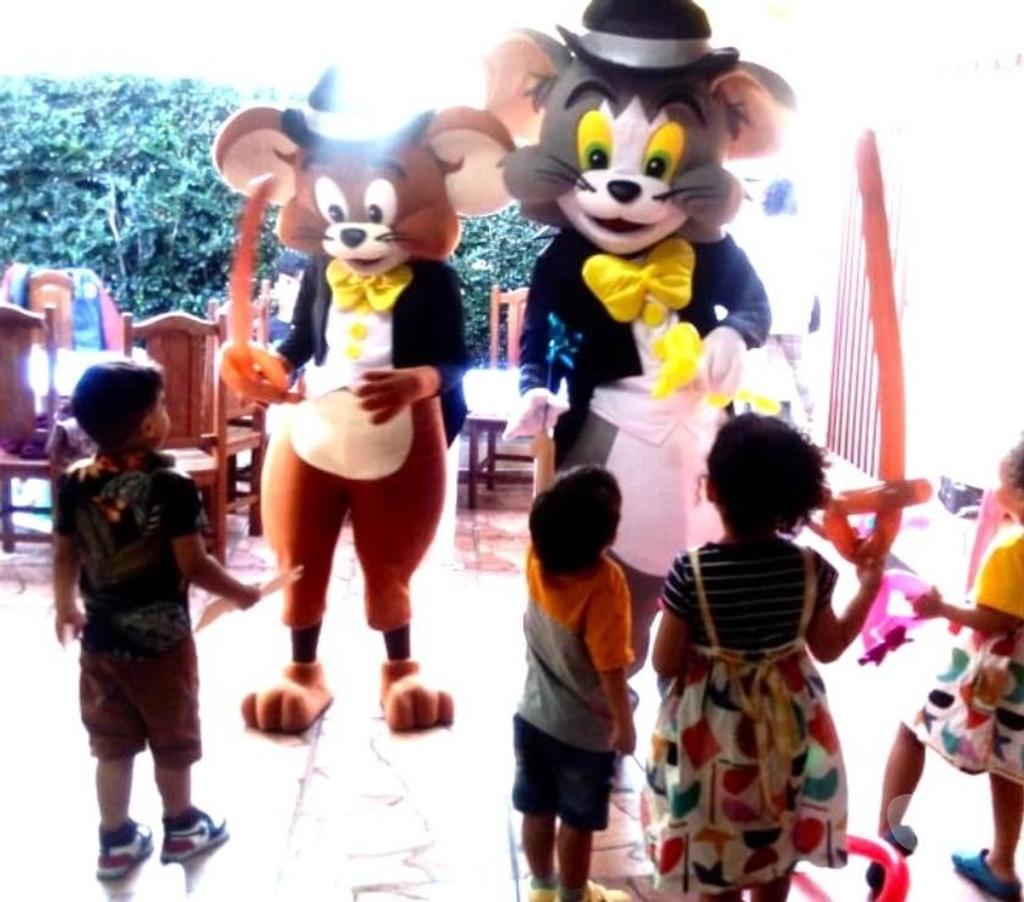 Serviços para eventos Sao Paulo SP Ipiranga - Fotos para Tom e Jerry personagens vivos cover animação festa