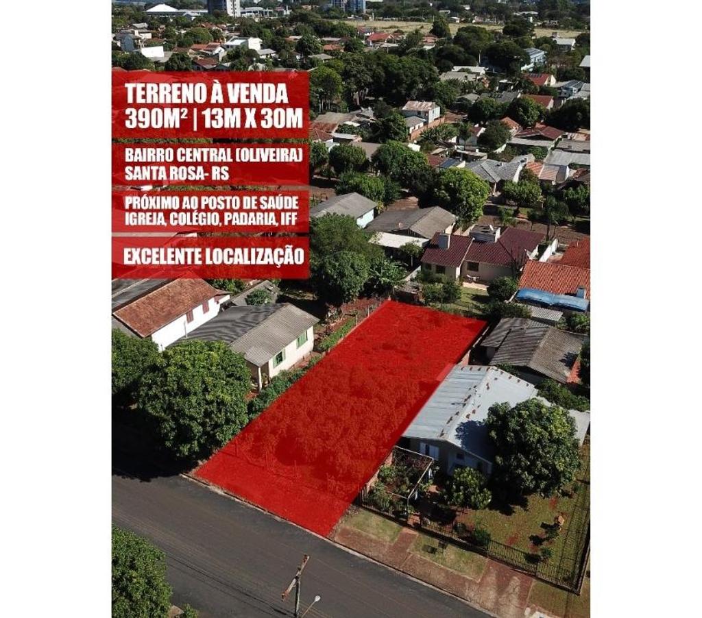 Terrenos Santa Rosa RS - Fotos para Terreno de 13x30 bairro Central Oliveira, Santa Rosa - RS