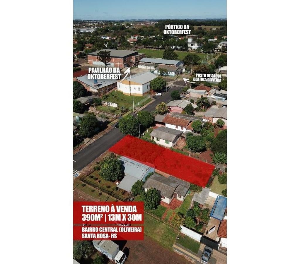 Terrenos Santa Rosa RS - Fotos para Terreno de 13x30 bairro Central Oliveira, Santa Rosa - RS
