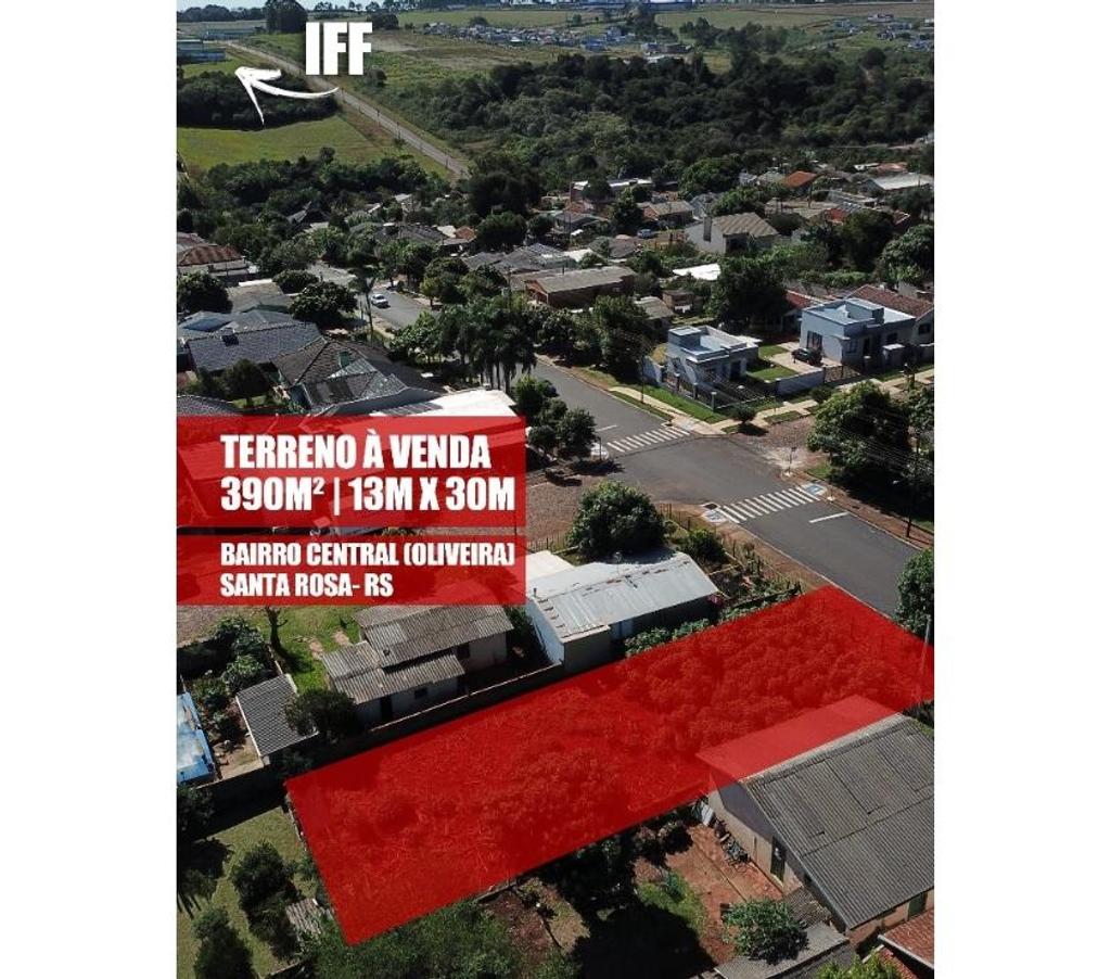 Terrenos Santa Rosa RS - Fotos para Terreno de 13x30 bairro Central Oliveira, Santa Rosa - RS