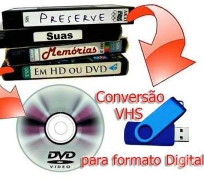 Outros serviços - Fotos para Passe suas fitas VHS para Dvd ou pendrive
