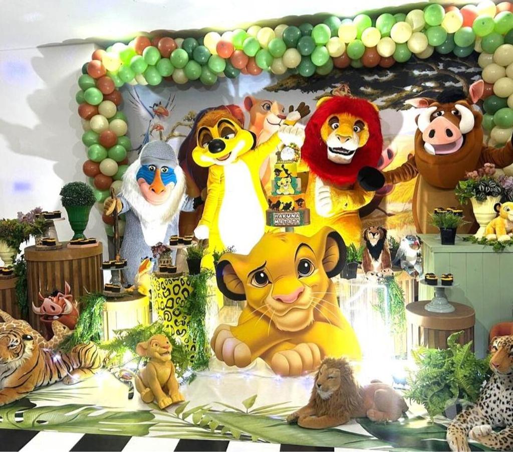 Serviços para eventos Sao Paulo SP Casa Verde - Fotos para Simba Rei Leão Timão Pumba personagens vivos
