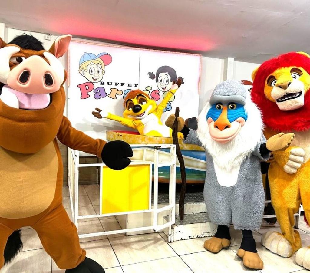 Serviços para eventos Sao Paulo SP Casa Verde - Fotos para Simba Rei Leão Timão Pumba personagens vivos