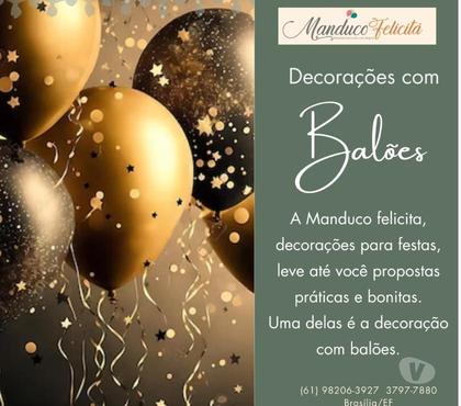 Serviços para eventos Aguas Claras Brasilia DF - Fotos para Decoração com Balões para Festas em BrasíliaDF