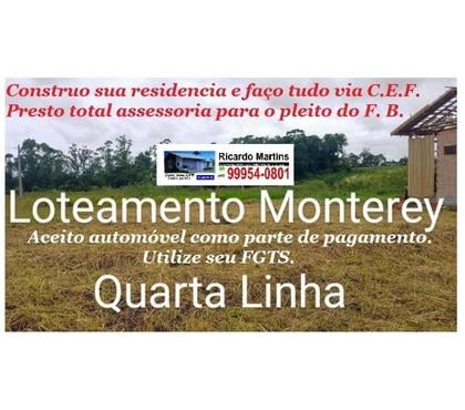 Terrenos - Fotos para Terreno a venda no bairro Quarta Linha Loteamento Monterey