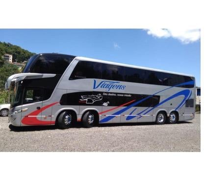 Ônibus usados Cidade Industrial de Curitiba Curitiba PR - Fotos para Onibus DD G-7 4-eixos leito Scania k-440 ano 2014 cód.9646