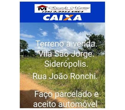 Lotes - Fotos para Terreno a venda em Siderópolis Vila São Jorge