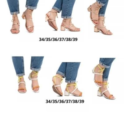Roupas e Acessórios Tijuca Rio de Janeiro RJ - Fotos para Sandália Salto Quadrado Feminina de Tira Baolada de Amarrar