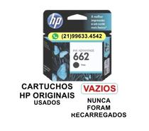 HP Cartuchos vazios originais. Usados.