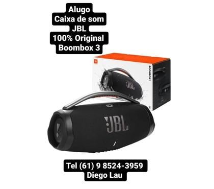 Serviços para Eventos - Fotos para Alugo JBL Boombox 3