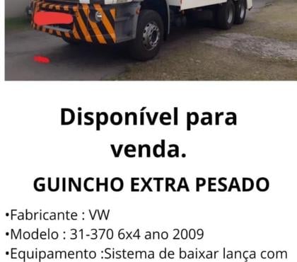 Caminhão usado Aricanduva Sao Paulo SP - Fotos para Vw 31320 6x4 super guincho