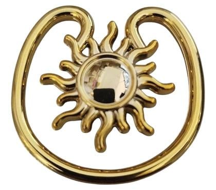 Roupas e Acessórios Bela Vista Sao Paulo SP - Fotos para Fivela Plastico Modelo Sol em Arco cor dourado pacote com 1