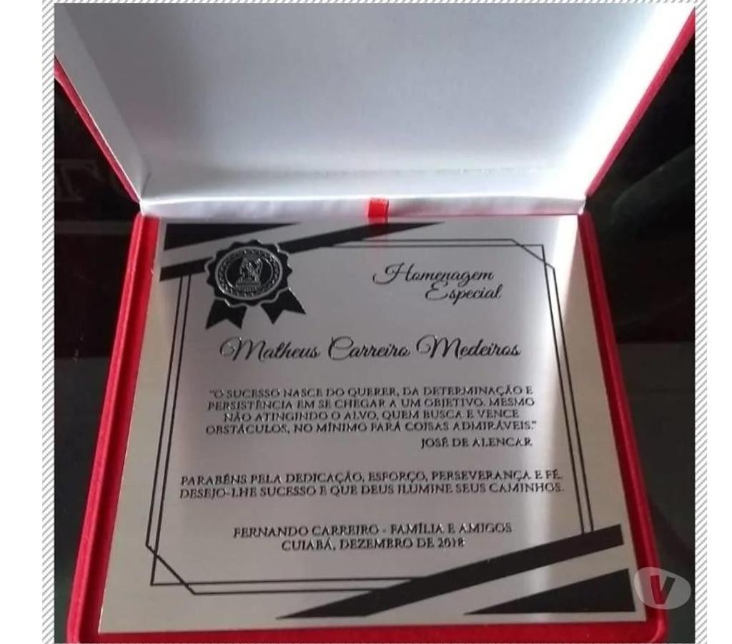 Outros serviços Cuiaba MT Cuiabá Centro - Fotos para homenagens placas