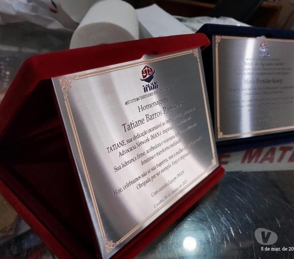 Outros serviços Cuiaba MT Cuiabá Centro - Fotos para homenagens placas