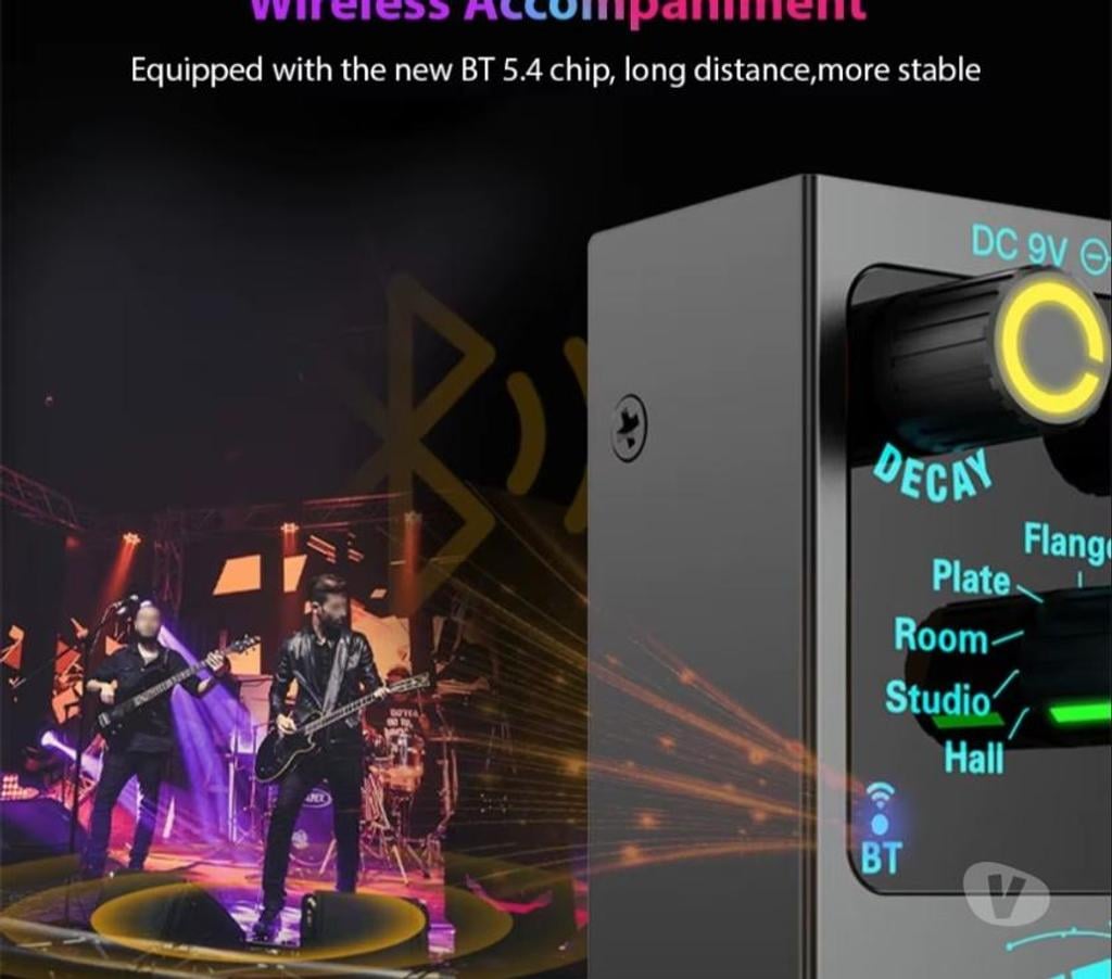 Instrumentos musicais Sao Paulo SP Cachoeirinha, São Paulo - Fotos para Pedal Rohs Digital Reverb Guitarra Voz 9 Modos Usb Bluetooth