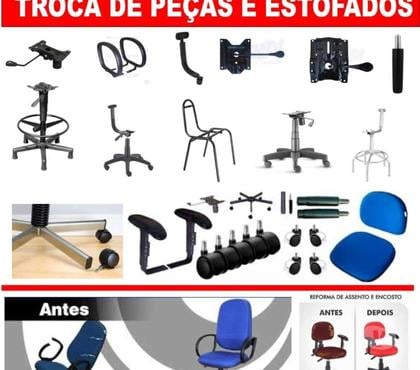 Reparo - Conserto - Reforma Narandiba Salvador BA - Fotos para Manutenção Cadeiras e Poltronas Escritorio e Residenciais