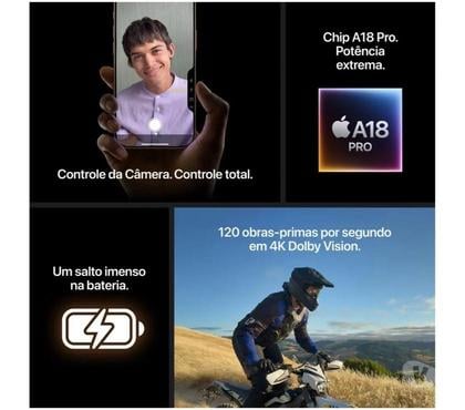 Celular Usado Outros Bairros Sao Paulo SP Sao Paulo SP - Fotos para Apple iPhone 16 Pro 128GB Titânio Natural 6,3