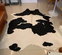 Tapete couro original de vaca