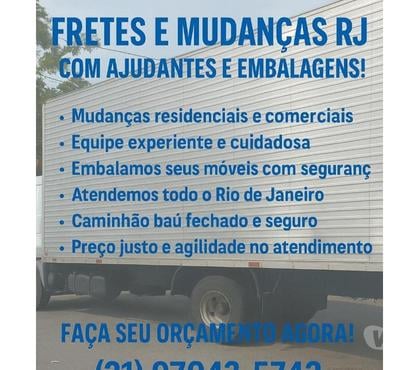 Mudanças - Frete Campo Grande, Rio de Janeiro Rio de Janeiro RJ - Fotos para Fretes e Mudanças Caminhão baú