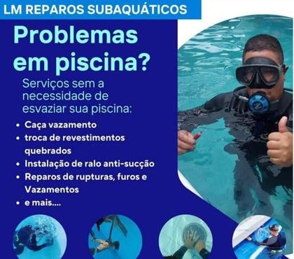 Reparo - Conserto - Reforma - Fotos para Reparoreformaconcerto e caça vazamentos em piscina