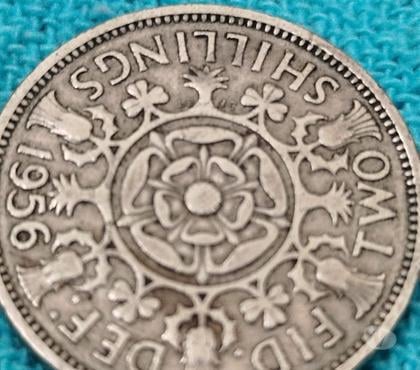 Artigos de coleção - Fotos para Moeda de wto shellings ano 1956 Reino Unido mbc.