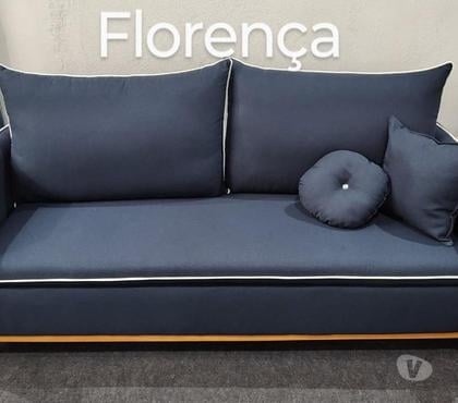 Venda Móveis - Fotos para sofá fixo 3 luares fino acabamento