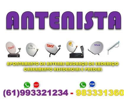Profissionais liberais Lago Sul Cidade Satelite DF - Fotos para Antenista Lago Sul Sky - Parabólica 5G - Claro Tv - Df