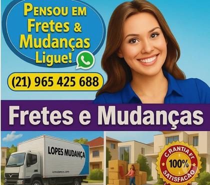 Mudanças - Frete Méier Rio de Janeiro RJ - Fotos para Mudança Fretes Municipal e Interestadual