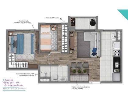 Casas para vender Outros Bairros Sao Paulo SP Sao Paulo SP - Fotos para Apartamento pronto Vivaz Sacomã com vaga e varanda