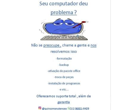 Serviços de Informática Sapopemba Sao Paulo SP - Fotos para manutenção de computadores