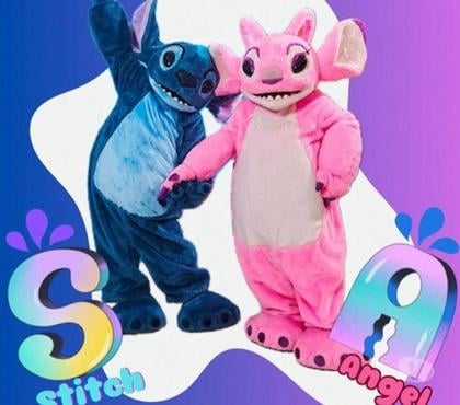 Serviços para Eventos Nordeste Belo Horizonte MG - Fotos para Aluguel idos personagens Stitch e Angel