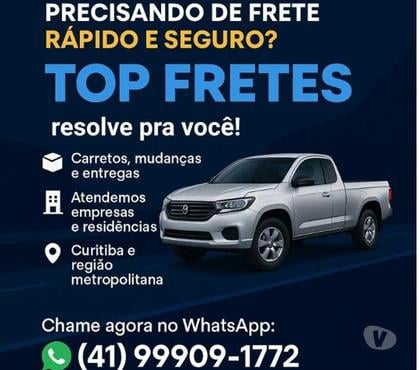 Mudanças - Frete Boqueirão Curitiba PR - Fotos para Mudança, Transporte, Carreto e Fretes em Curitiba