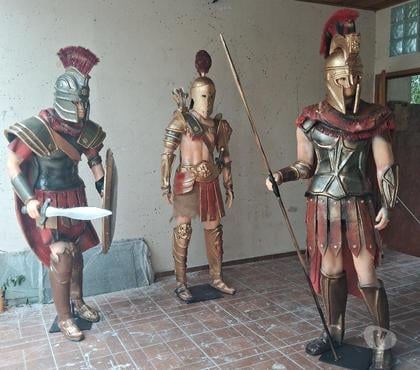 Serviços para Eventos Saúde Sao Paulo SP - Fotos para escultura em isopor de soldados medievais whats11969925335