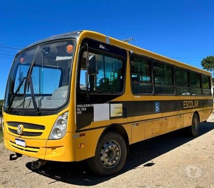 Ônibus usados Cidade Industrial de Curitiba Curitiba PR - Fotos para Micrão Caminho Escola caio Foz VW 15190 ano 2013 cód.9771