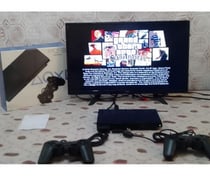 PS2 Slim Destrava OPL Com 35 Jogos Top Variados e a Caixa