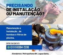 Serviços de manutenção equipamentos de piscina
